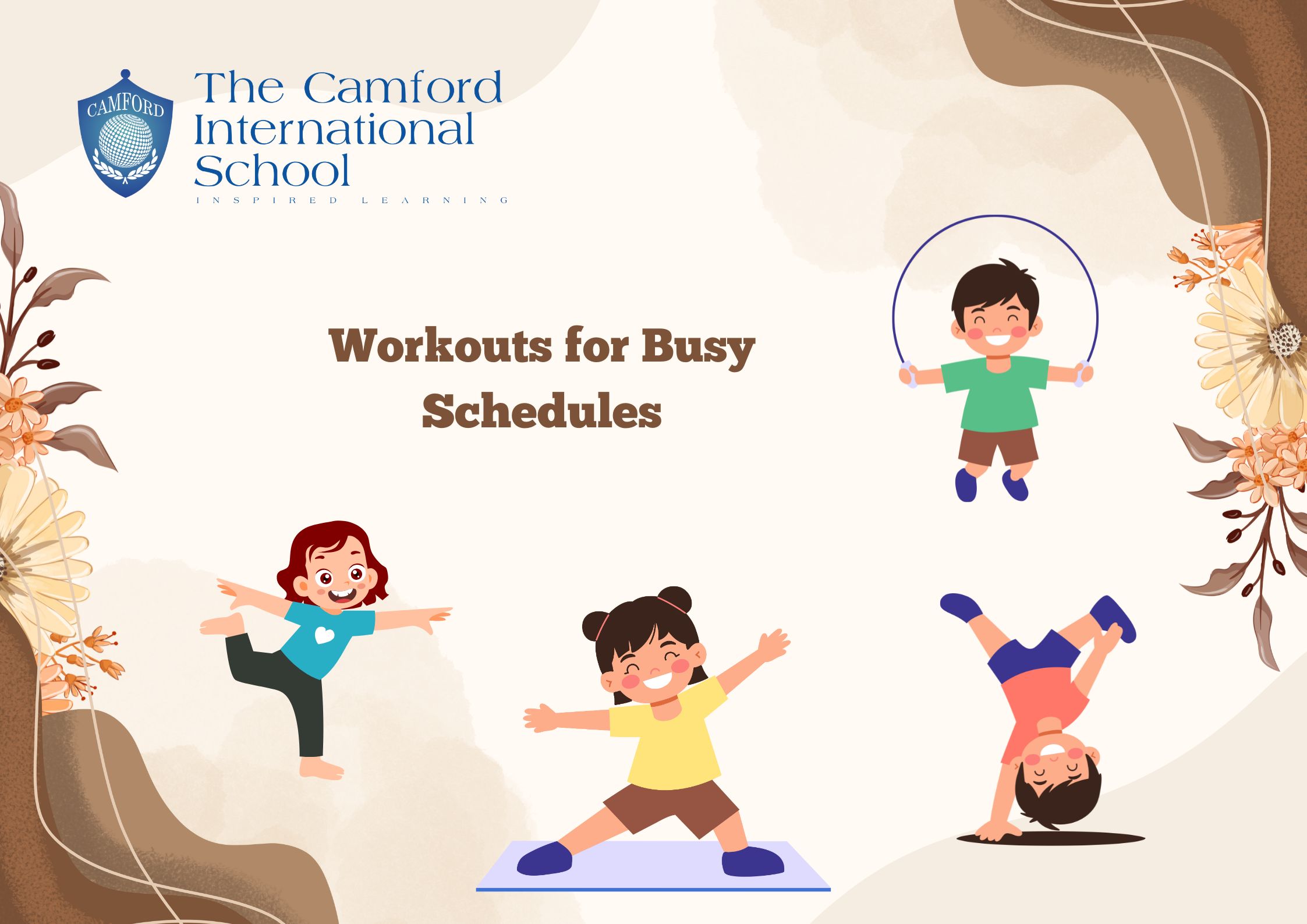 Workouts for Busy Schedules_best cbse school_The Camford International School_Coimbatore