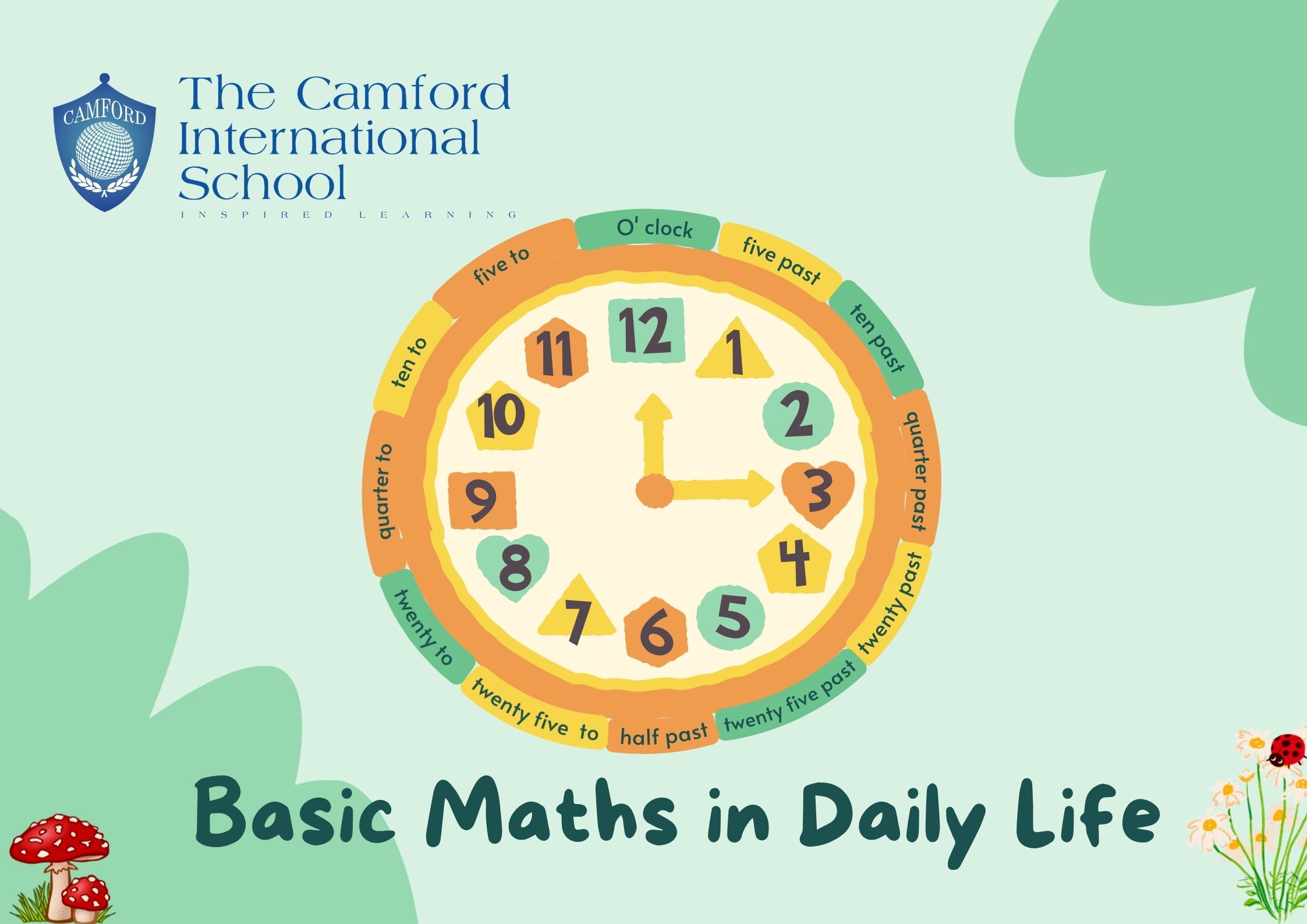 Basic maths in daily life_best and top CBSE school_The Camford International School