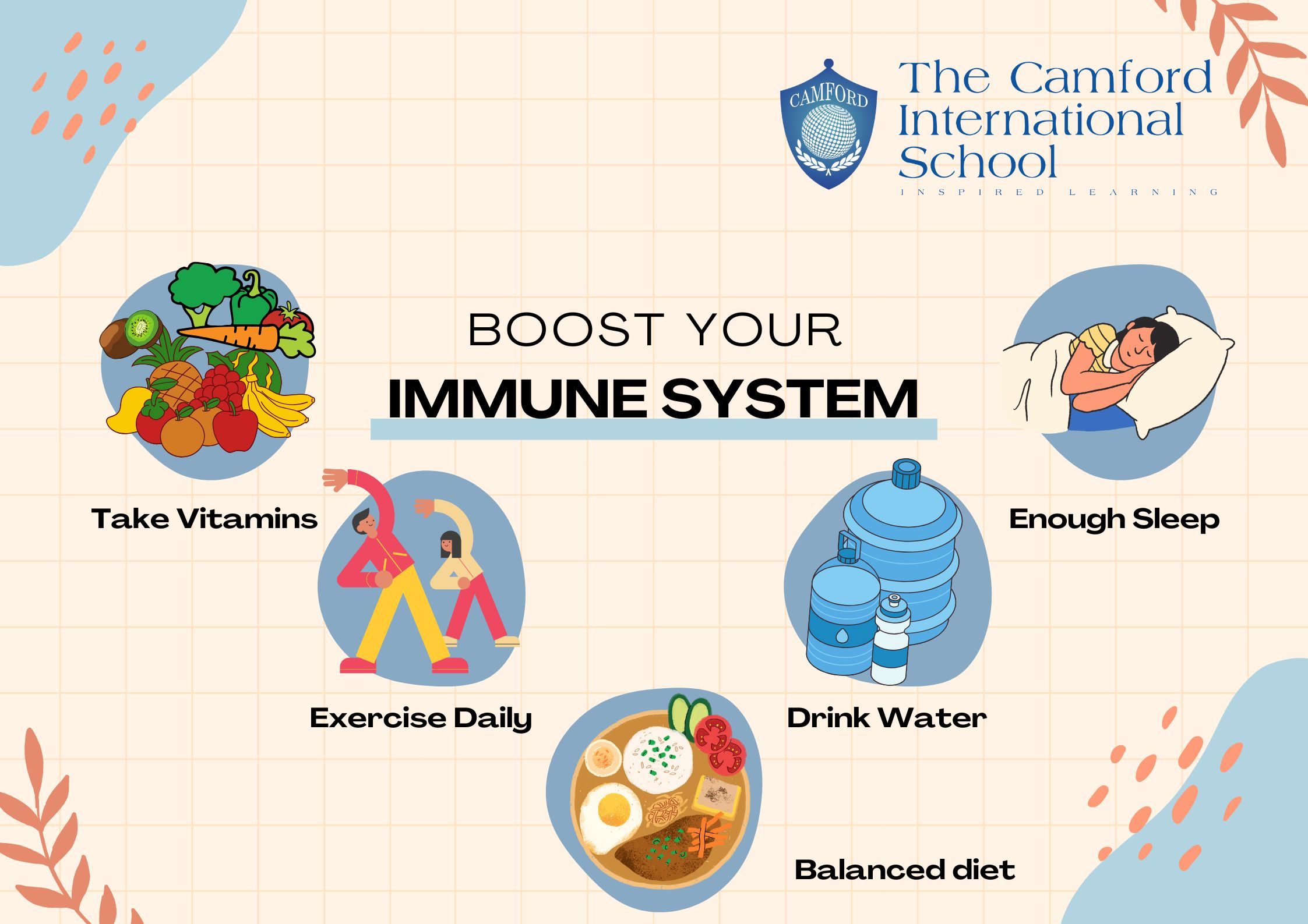 Boost your immune system_top and best CBSE school _The Camford International School Coimbatore